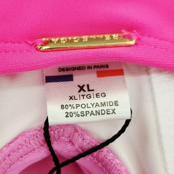 Relleciga Pink Tankini Top Size XL With Built-In Bra Cups & Adjustable Straps $1 - Picture 2 of 10